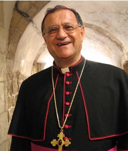 El Patriarca Latino de Jerusaln invita al Papa a visitar Tierra Santa