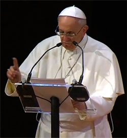 El Papa invita a participar en poltica para rehabilitarla