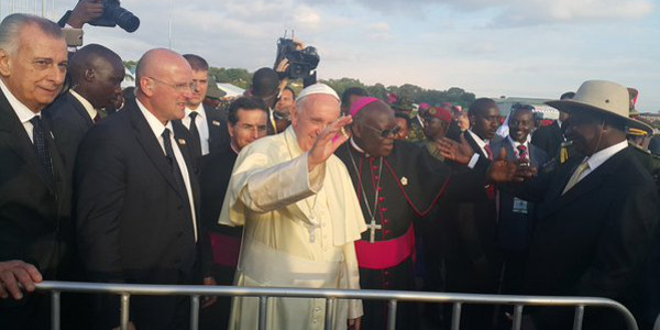 El Papa llega a Uganda