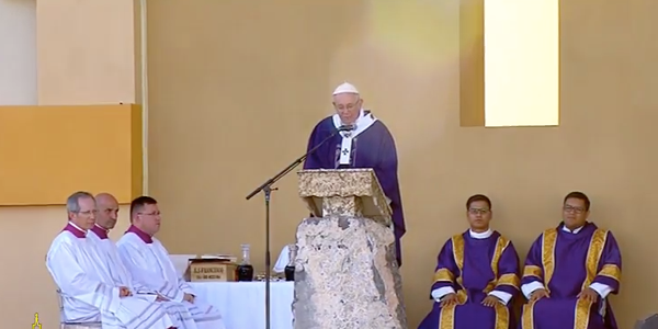 Papa Francisco en la frontera de Mxico con EE.UU: No ms muerte ni explotacin!