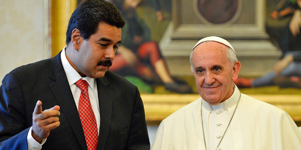 El Papa recibe a Maduro y se anuncia el inicio del dilogo entre gobierno y oposicin en Venezuela