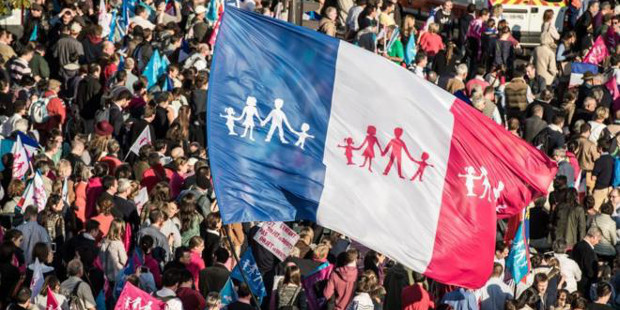Decenas de miles de franceses piden en Pars la derogacin del matrimonio homosexual