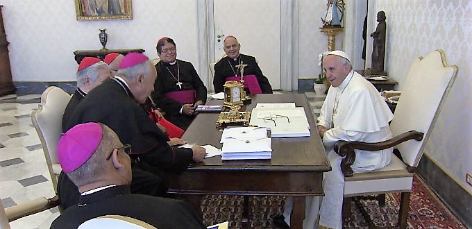 El Papa muestra su total apoyo a los obispos de Venezuela