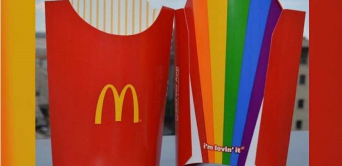 McDonald's presenta sus papas fritas del orgullo gay