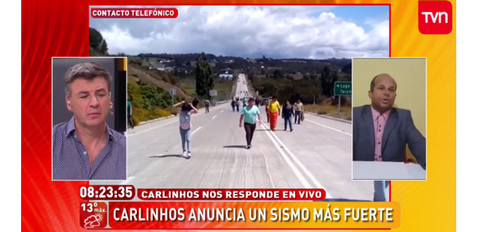 Chile: confirman la multa al canal TVN por dar paso a un vidente que anunció un cataclismo en el sur del país Chile: confirman la multa al canal TVN por dar paso a un vidente que anunció un cataclismo en el sur del país