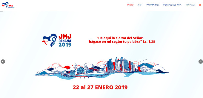Se inaugura la web oficial de la JMJ de Panam 2019