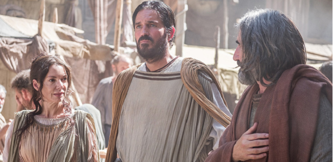 Jim Caviezel interpretar al evangelista Lucas