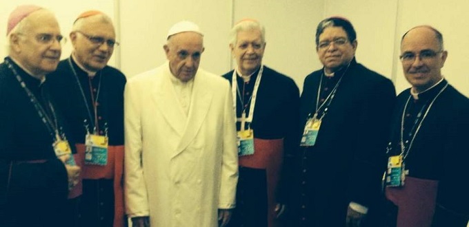 Obispos venezolanos hablaron con el Papa sobre situacin del pas