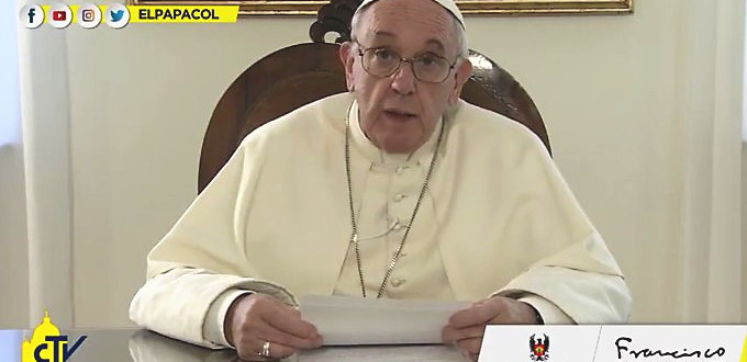 El Papa a los colombianos: Que esta visita sea como un abrazo fraterno para cada uno de ustedes 