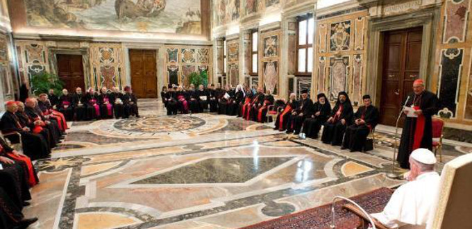 El Papa pide a los patriarcas y arzobispos de las Iglesias orientales catlicas que elijan bien a los obispos