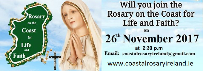 El Rosario en la costa por la vida y la fe se rezar en ms de 200 localizaciones de toda Irlanda
