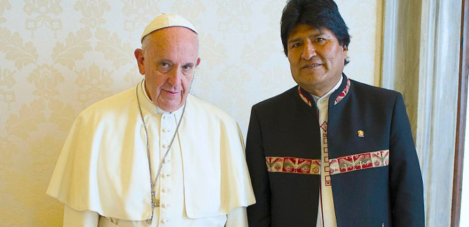 La Iglesia en Bolivia acusa de hipcrita a Evo Morales por visitar al Papa a la vez que despenaliza el aborto