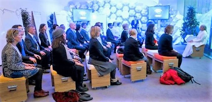 El foro Davos acoge mindfulness, ayurveda, meditacin budista y la secta Brahma Kumaris