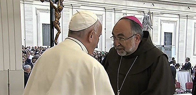Con el Papa Francisco en su viaje a Per