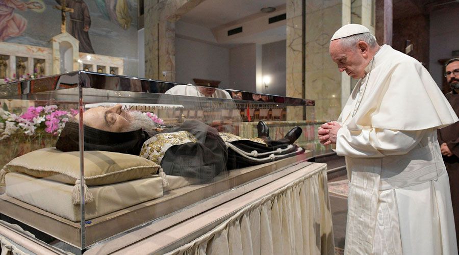 El Papa visita Pietrelcina