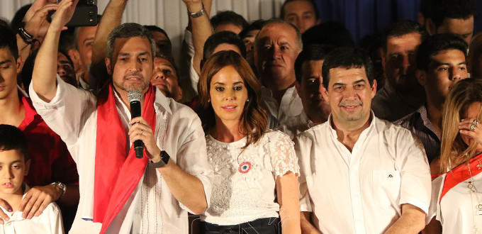 Mario Abdo Bentez gana las elecciones en Paraguay