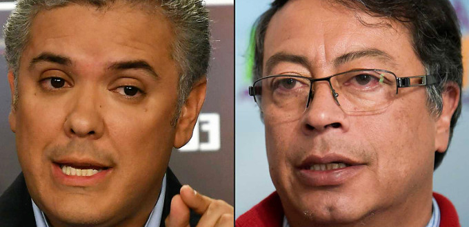 Ivn Duque y Gustavo Petro se disputarn la presidencia de Colombia en una segunda vuelta