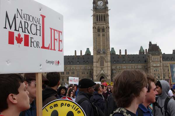 Marcha por la vida Canad Ottawa