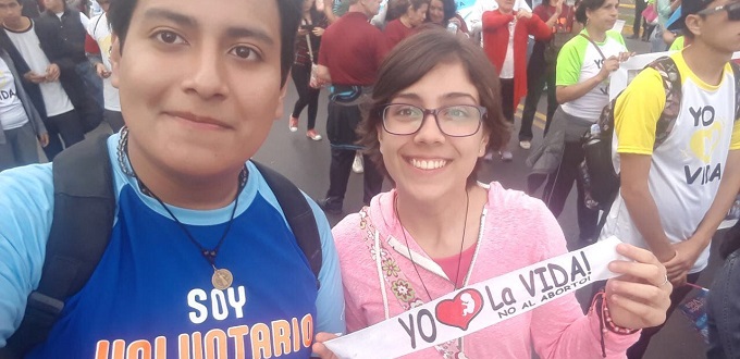 800.000 personas participaron en Lima en la Marcha por la Vida