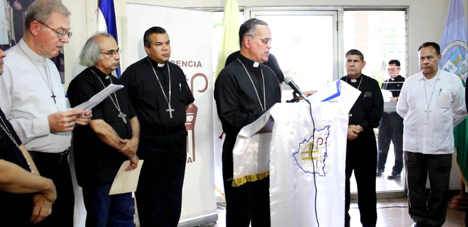 Los obispos de Nicaragua presiden la mesa de dilogo para encontrar una salida a la crisis del pas