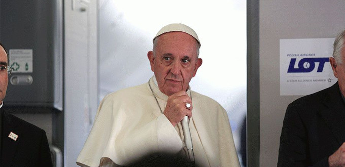 El Papa responde a una pregunta sobre  la intercomunin y los obispos alemanes