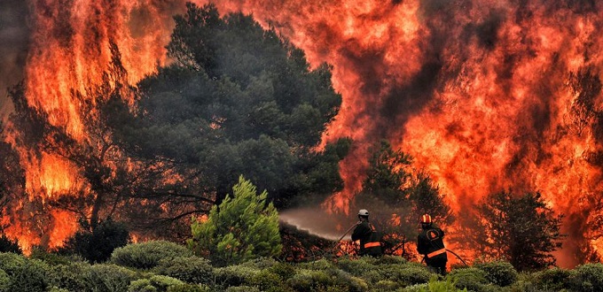 El milagro del monasterio en el que no hubo ni un herido durante los incendios de Grecia