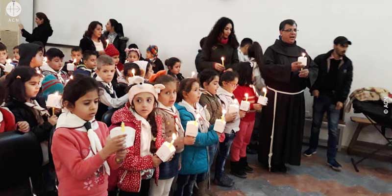 Velas por la paz en Siria es la nueva campaa internacional de Ayuda a la Iglesia Necesitada