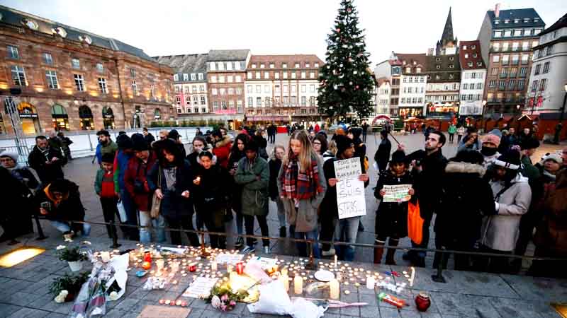 Abatido el autor del atentado islamista en el mercado navideo de Estrasburgo