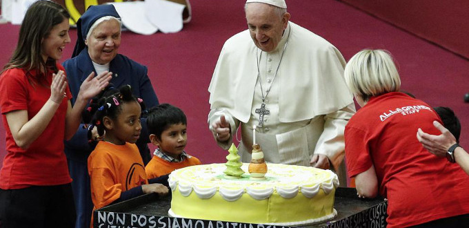 El papa Francisco cumple 82 aos