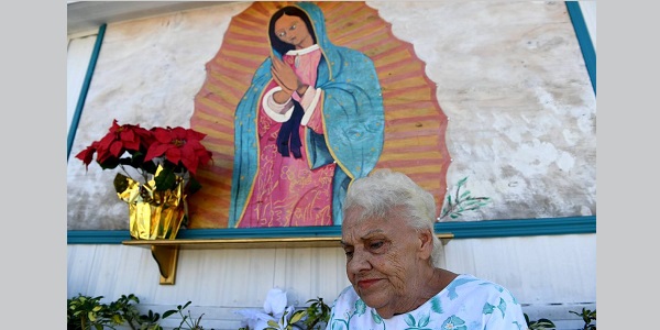Anciana de Estados Unidos se niega a retirar imagen de la Virgen de Guadalupe de su casa:Tendran que matarme primero