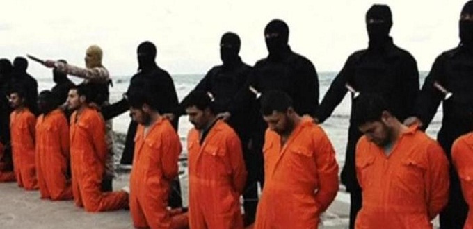 Los mrtires coptos decapitados por el Isis en Libia fuente de milagros