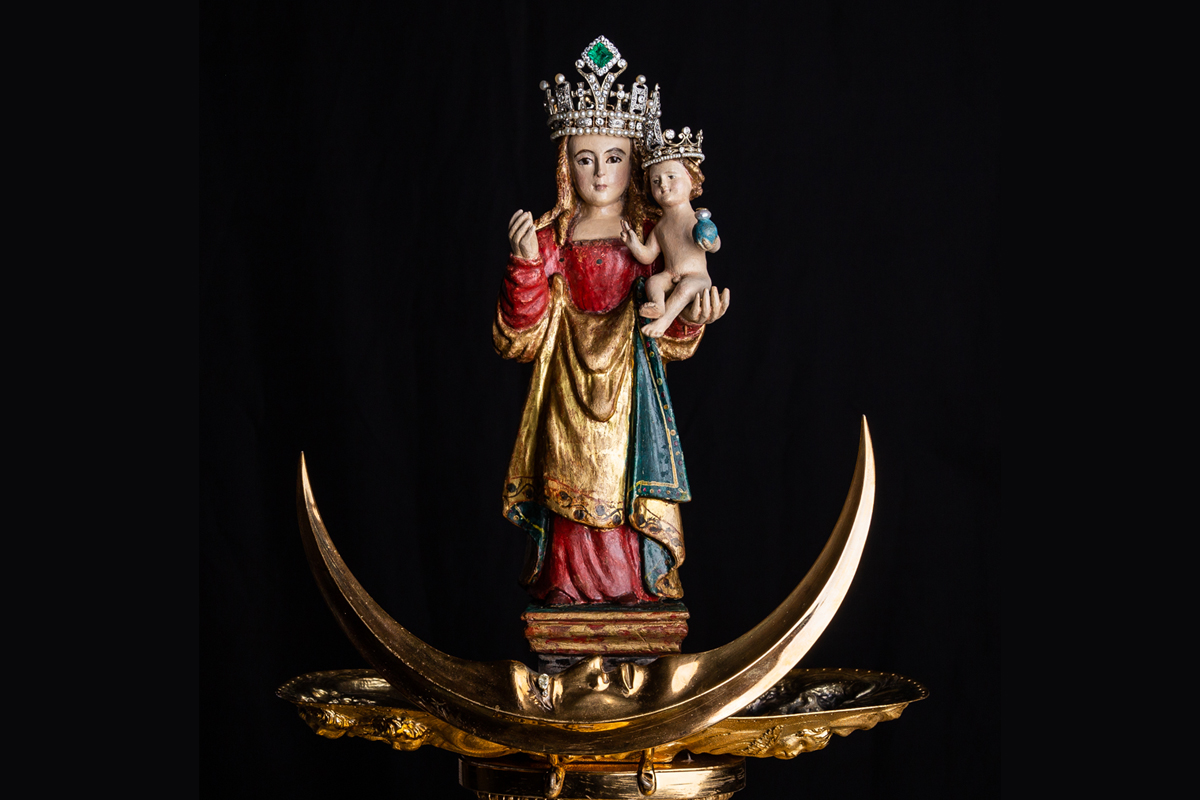 500 aos de la Virgen ms antigua de Mxico: la Virgen de los Remedios, llevada por Hernn Corts