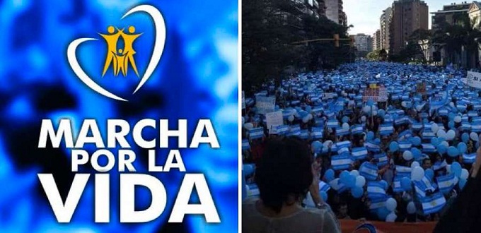 As se preparan para la gran Marcha por la Vida en Argentina