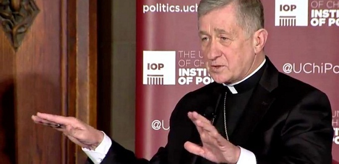 El cardenal Cupich defiende la entrega de la Sagrada Comunin a los polticos pro-aborto