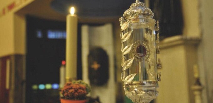 La parroquia malaguea vener a su patrona santa Mara Goretti mrtir de la pureza
