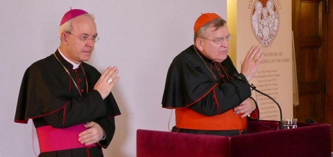 El cardenal Burke y el obispo Scheneider piden oracin y ayuno para que la hereja no triunfe en el Snodo para la Amazonia