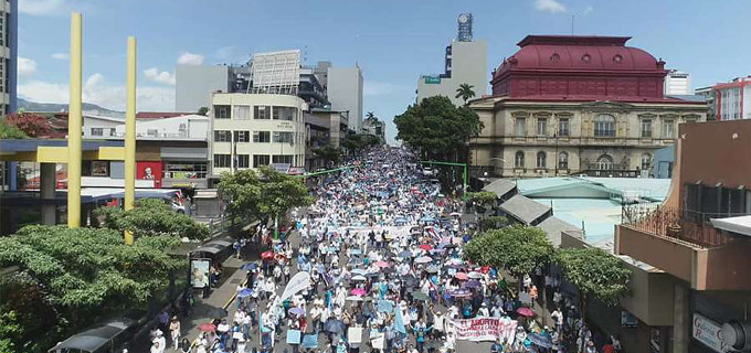 Gran Marcha por la Vida en Costa Rica