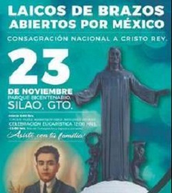 Renovarán la Consagración de México a Cristo Rey