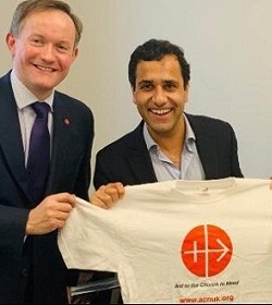 Parlamentario de Inglaterra correrá la maratón de Londres en beneficio de la Fundación Ayuda a la Iglesia Necesitada