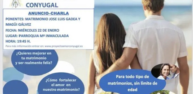 Inicia el curso Amor conyugal, un proyecto gratuito para matrimonios de todas las edades