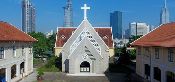 La parroquia de Thủ Thim en la ciudad vietnamita de Ho Chi Minh City no ser demolida