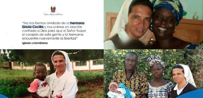 A 3 aos del secuestro de la misionera colombiana, obispos siguen orando por su libertad