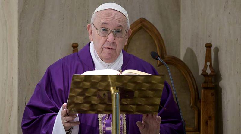 El Papa pide una oracin especial por los enfermos que mueren sin poder despedirse de sus familiares