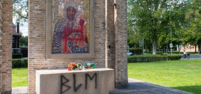 Conmocin en la localidad holandesa de Breda por el vandalismo contra una imagen de Nuestra Seora de Częstochowa