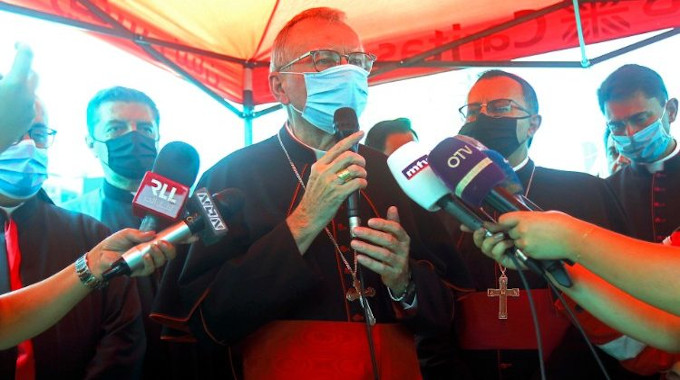 El cardenal Parolin preside en Beirut la jornada de oracin y ayuno por el Lbano