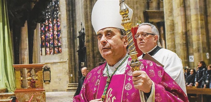 El Arzobispo de Miln Mons. Mario Delpini da positivo por coronavirus