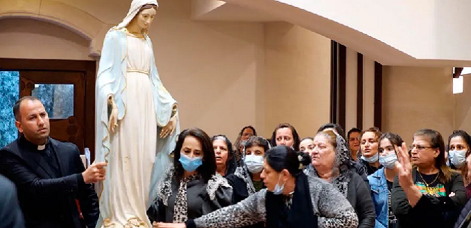 Imagen mariana destruida por ISIS es restaurada y regresa a su iglesia en Irak