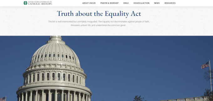 Los obispos de EE.UU ofrecen sumarse a la campaa de emails a senadores contra la Ley de Igualdad