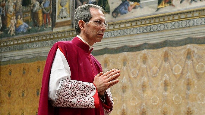 Guido Marini deja de ser Maestro de las Celebraciones Litrgicas Pontificias al ser nombrado obispo de Tortona