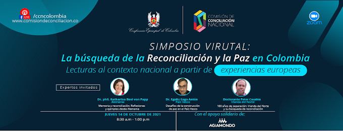 Maana tendr lugar el Simposio virtual «La bsqueda de la reconciliacin y la paz en Colombia»